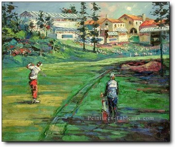 yxr0043 impressionnisme sport golf Peinture à l'huile